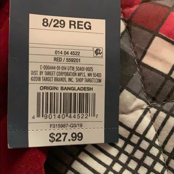 Universal thread red velvet pants - Picture 5 of 5